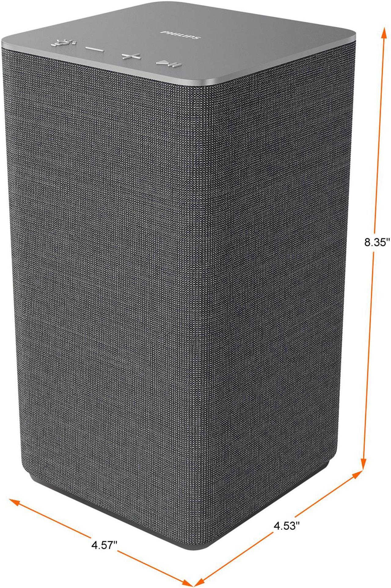 Alt view image 2 of 7 - Philips W6205 Wireless Speaker 3.5 Woofer 1 Tweeter 2 Passive Rad