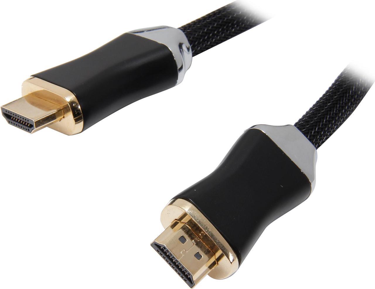 Main image of VCOM VC-H14/15M 15 ft. Black HDMI 1.4V Type A to A High Speed with Ethernet Pure Copper HDMI® 1.4V Type A to A High Speed with Ethernet Pure Copper Cable Gold Plated Male to Male