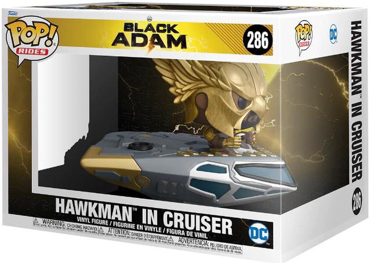 Alt view image 2 of 2 - Funko 64195 Pop! Ride: Black Adam - Hawkman In Cruiser