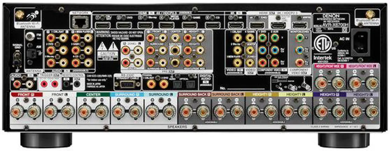Alt view image 4 of 6 - Denon AVR-X6700H Premium 11.2 Channel 8K AV Receiver