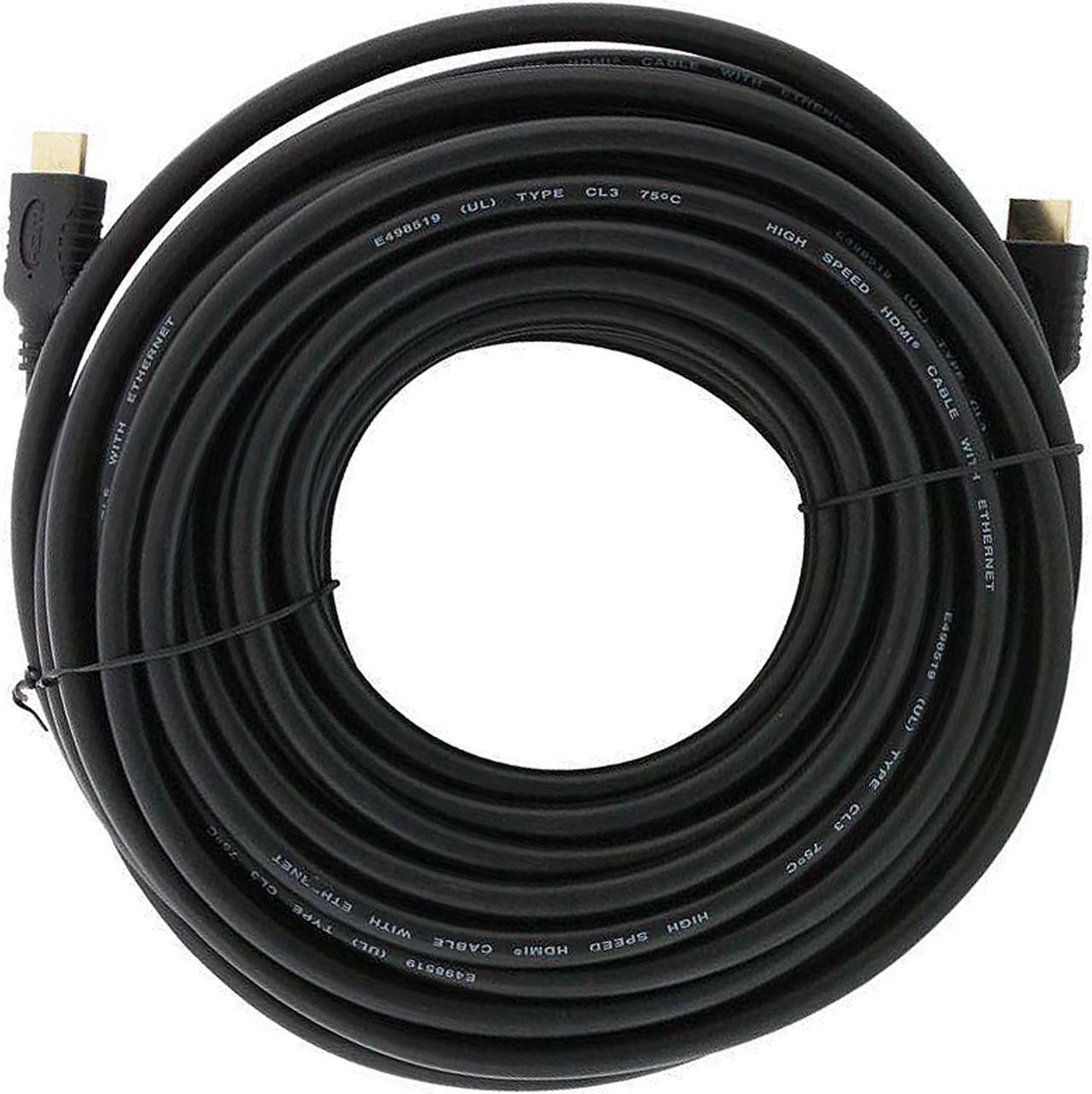 Alt view image 2 of 2 - Nippon Labs 75 ft. 4K HDMI Cable with Booster Support, 75' HDMI 2.0V Support 4K/60Hz 3D 1080P for in-Wall Installation CL3 Rated, 26AWG Bare Copper, Golden Plated HDMI Cord
