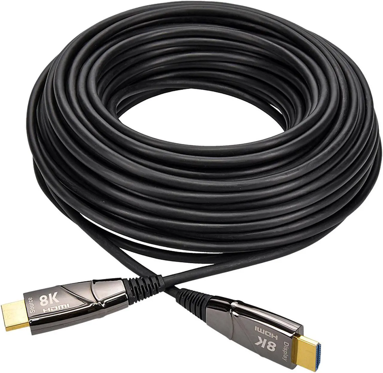 Alt view image 3 of 3 - Nippon Labs 30ft. 8K High Speed AOC Fiber Optic HDMI 2.1 Cable - High Speed 48Gbps 8K(7680 x 4320)@60Hz, HDCP 2.2, YCbCr 4:4:4, CL3 Rated Active optical cable - 60HDMI-AOC-8K-30 (anti-static bags)