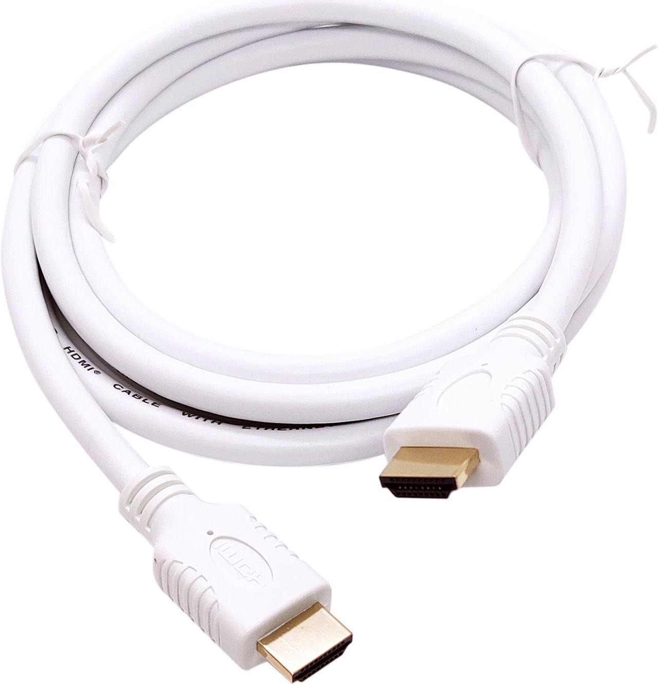 Alt view image 2 of 2 - Nippon Labs 4K HDMI Cable 10 ft. - White HDMI 2.0 Cable, Supports 1080p, 3D, 2160p, 4K 60Hz, HDR, ARC, 18Gbps, CL3 for in-Wall Installation, 28AWG HDMI Cord for Most of HDMI Devices