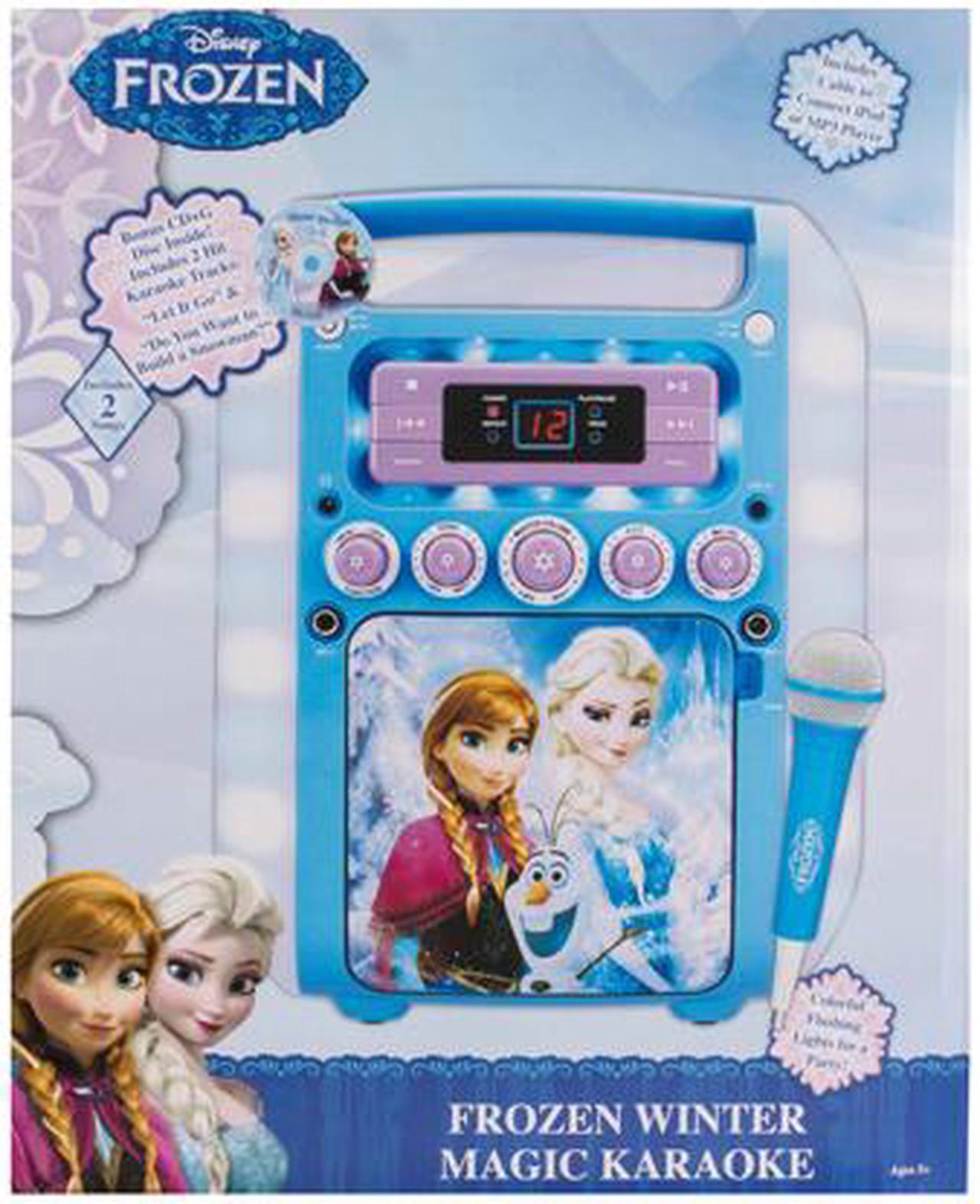 Alt view image 6 of 6 - Sakar KO2-07027-WINT Disney Frozen Winter Magic Karaoke