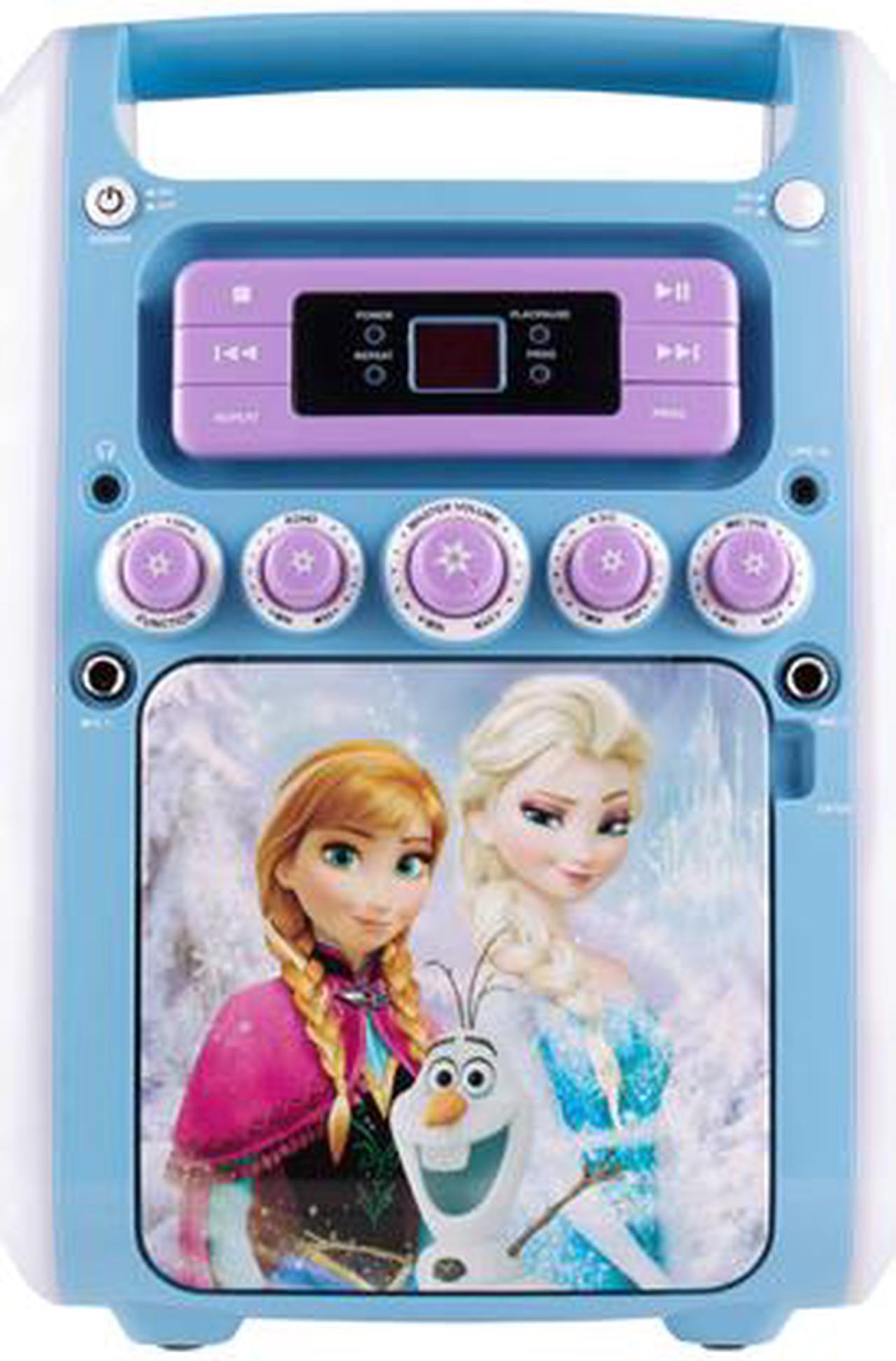 Alt view image 3 of 6 - Sakar KO2-07027-WINT Disney Frozen Winter Magic Karaoke