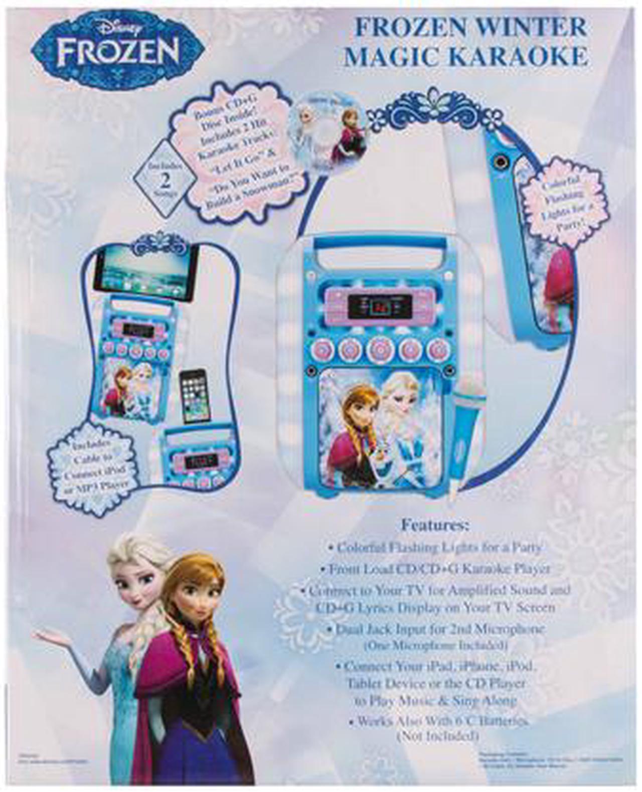 Alt view image 5 of 6 - Sakar KO2-07027-WINT Disney Frozen Winter Magic Karaoke