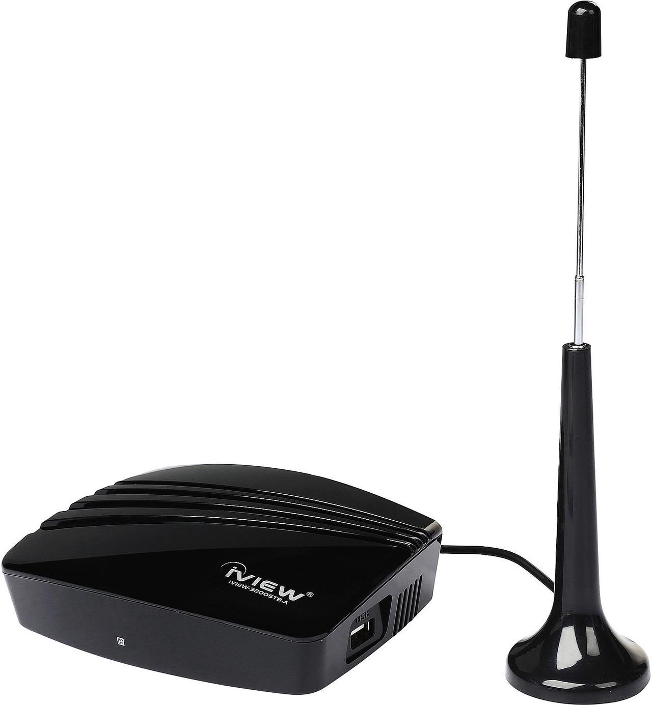 iView iView-3200STB-A HDTV DTV Digital Converter Box and Antenna with Media Player and Recording PVR Function