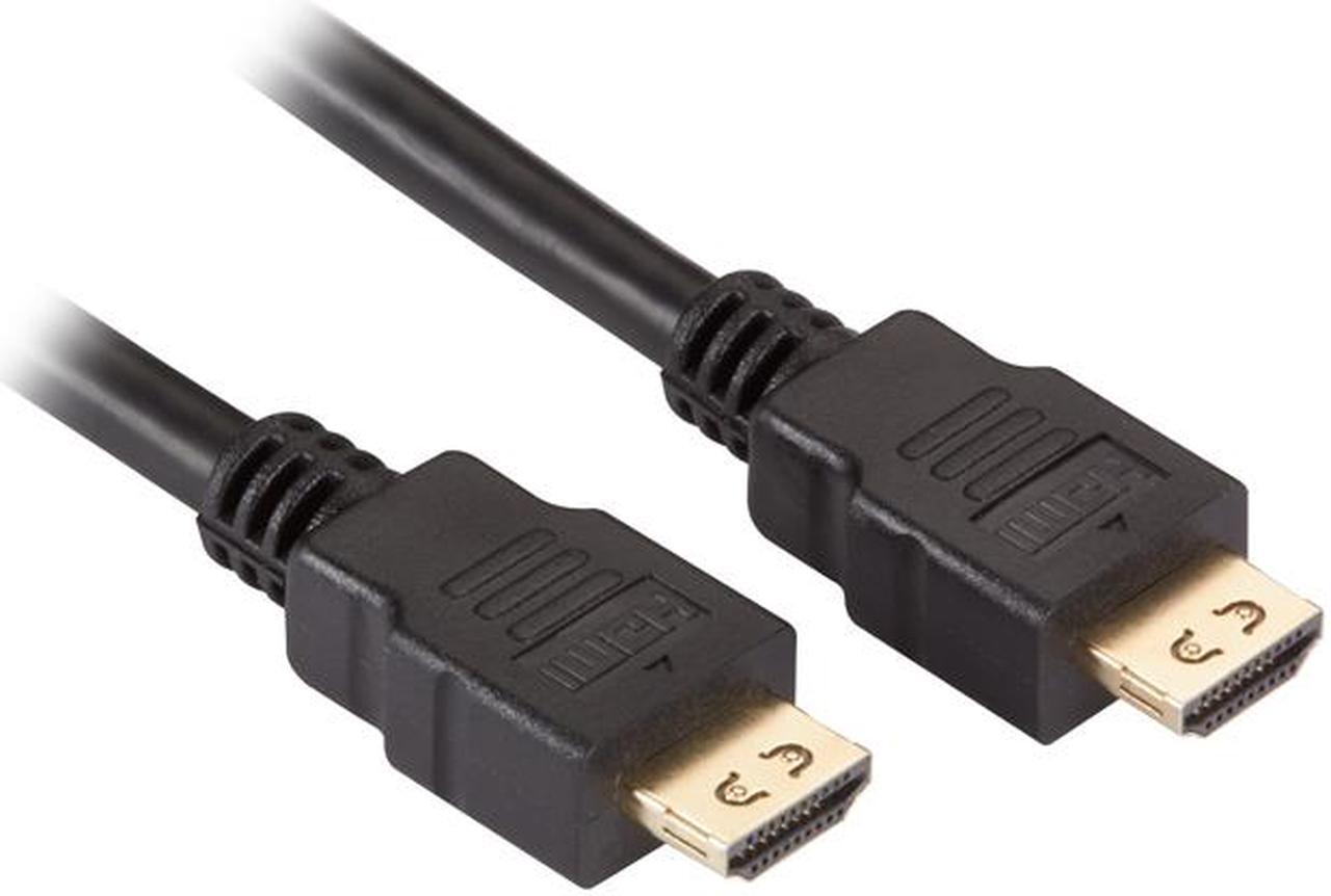 Main image of Black Box VCB-HD2L-003 3 ft. Black Premium High-Speed HDMI Cable with Ethernet and Gripping Connectors - HDMI 2.0, 4K 60Hz UHD Male to Male