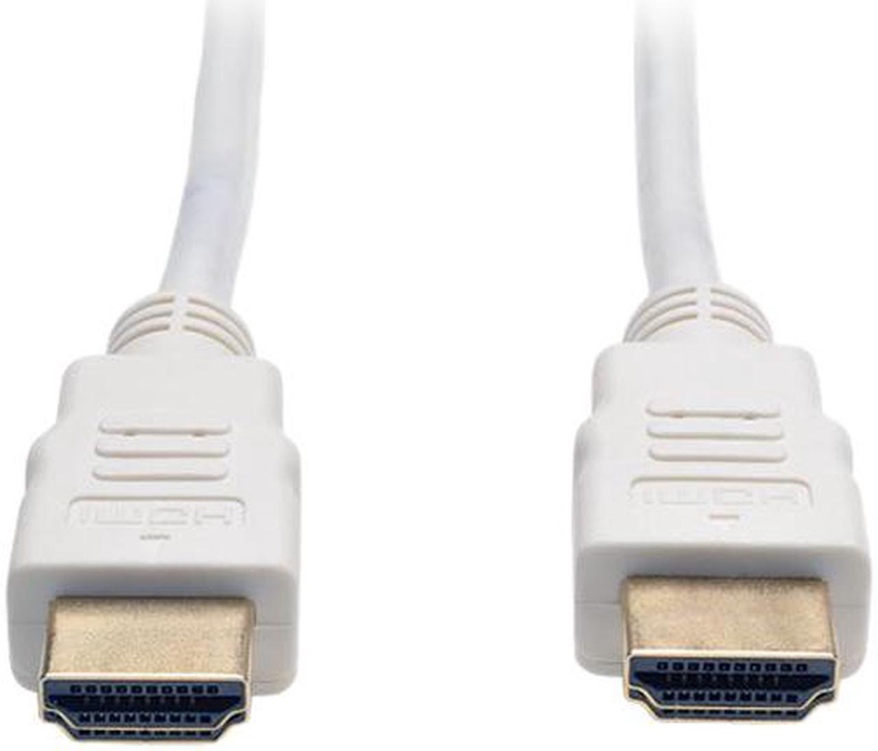 Main image of Tripp Lite High Speed HDMI Cable, Ultra HD 4K x 2K, Digital Video with Audio (M/M), White, 6-ft. (P568-006-WH)