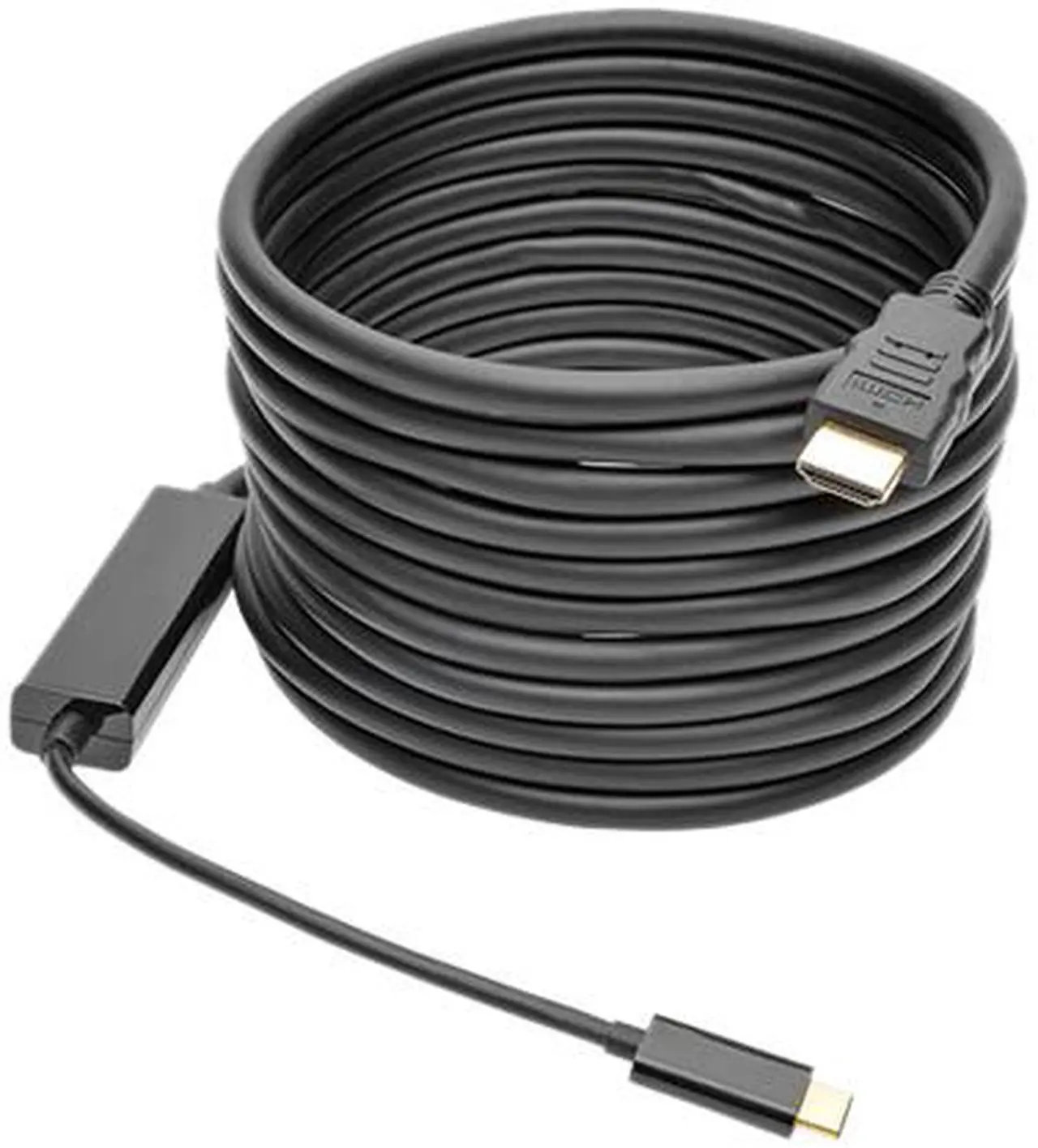 Alt view image 2 of 3 - Tripp Lite USB C to HDMI Adapter Converter Cable UHD 4K Type C to HDMI 16ft (U444-016-H)