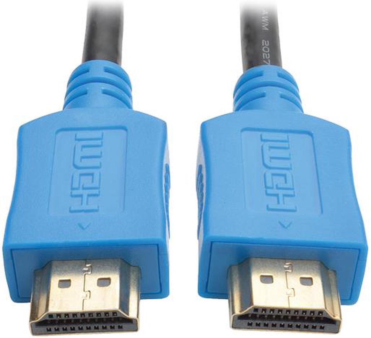 Tripp Lite High-Speed HDMI Cable with Digital Video and Audio, Ultra HD 4K x 2K (M/M), Blue, 10 ft. (P568-010-BL)