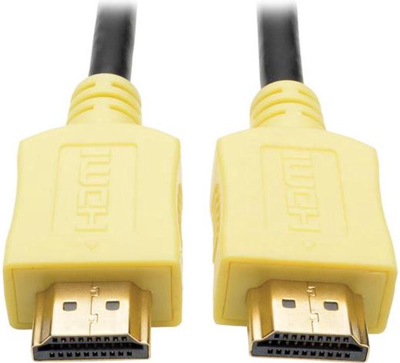 Main image of Tripp Lite High-Speed HDMI Cable with Digital Video and Audio, Ultra HD 4K x 2K (M/M), Yellow, 6 ft. (P568-006-YW)