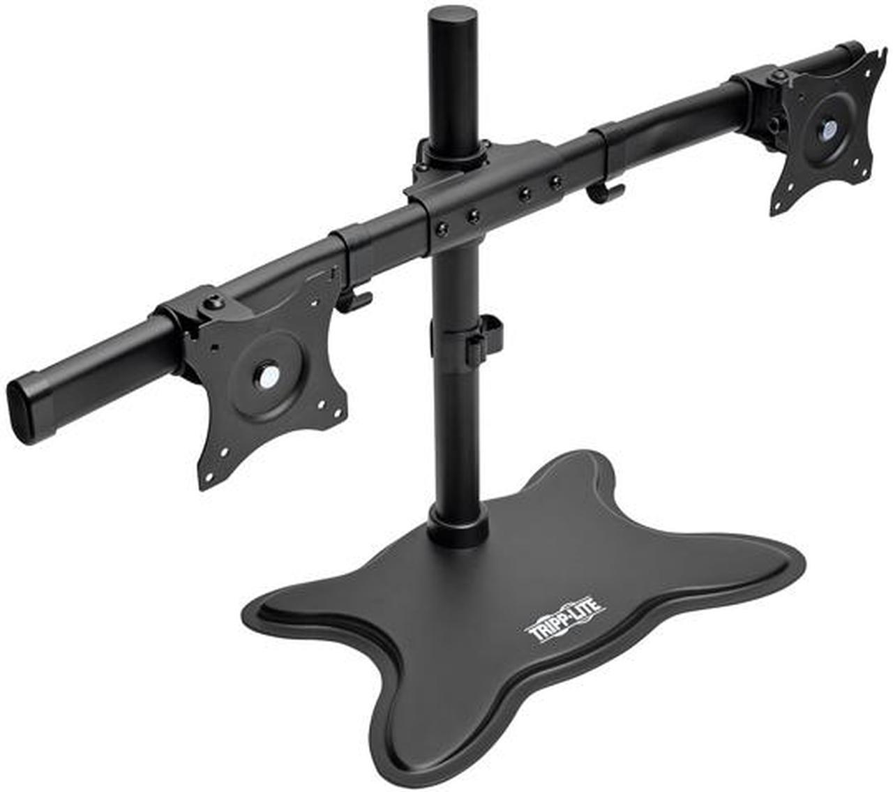 TRIPP LITE DDR1327SDD Black 13" - 27" Dual-Monitor Desktop Mount Stand for Flat-Screen Displays