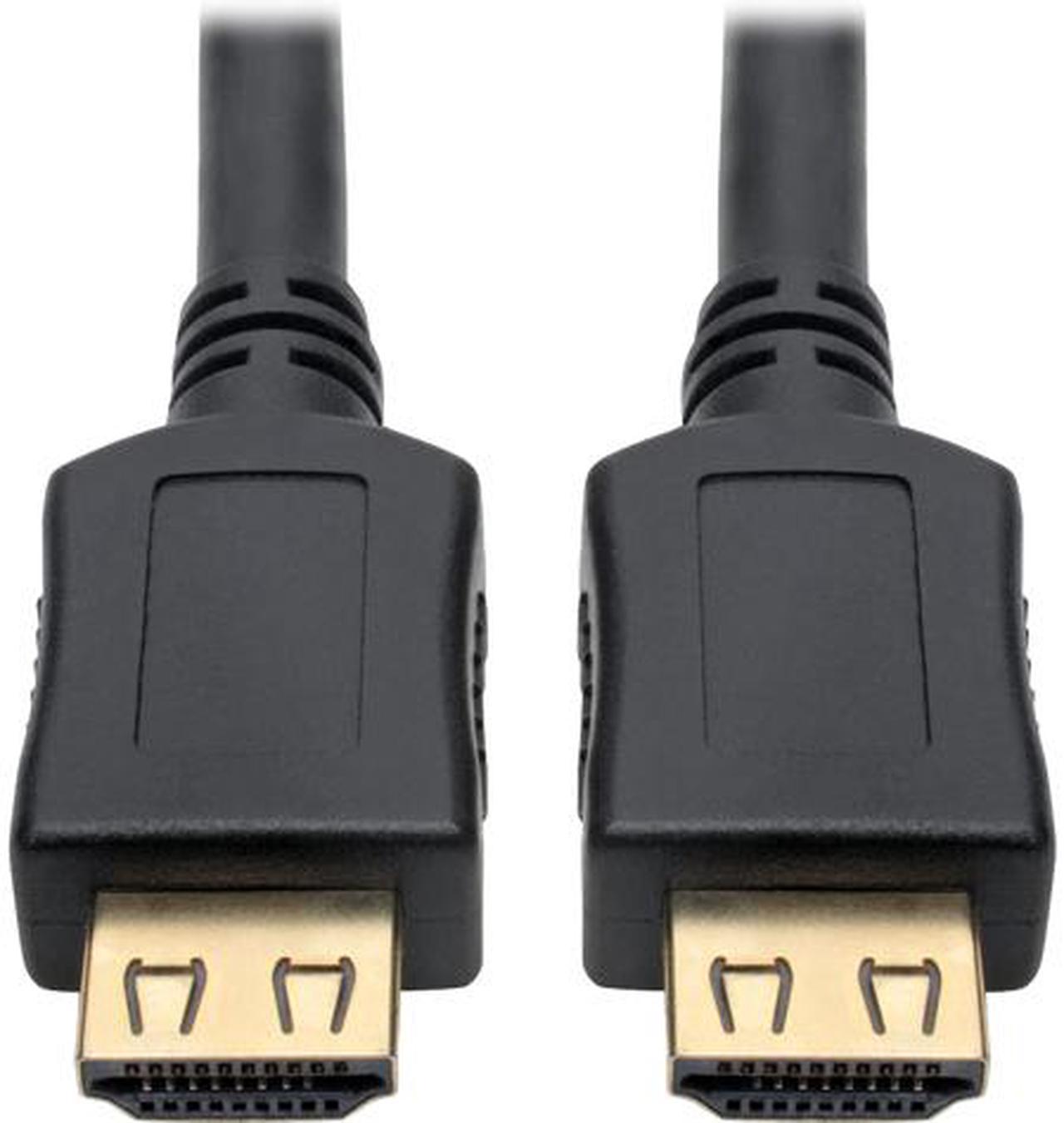 Tripp Lite High-Speed HDMI Cable w/ Gripping Connectors 4K M/M Black 10ft (P568-010-BK-GRP)