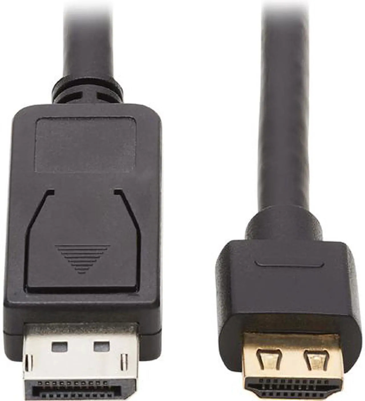 Main image of Tripp Lite P582-010-4K6AE 10 ft. DisplayPort 1.2a to HDMI 2.0 Active Adapter Cable (M/M) - Grip HDMI Plug, 4K @ 60 Hz, 10 ft., Black