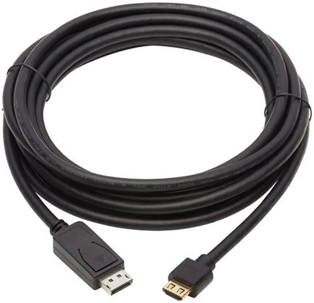 Alt view image 2 of 5 - Tripp Lite P582-010-4K6AE 10 ft. DisplayPort 1.2a to HDMI 2.0 Active Adapter Cable (M/M) - Grip HDMI Plug, 4K @ 60 Hz, 10 ft., Black