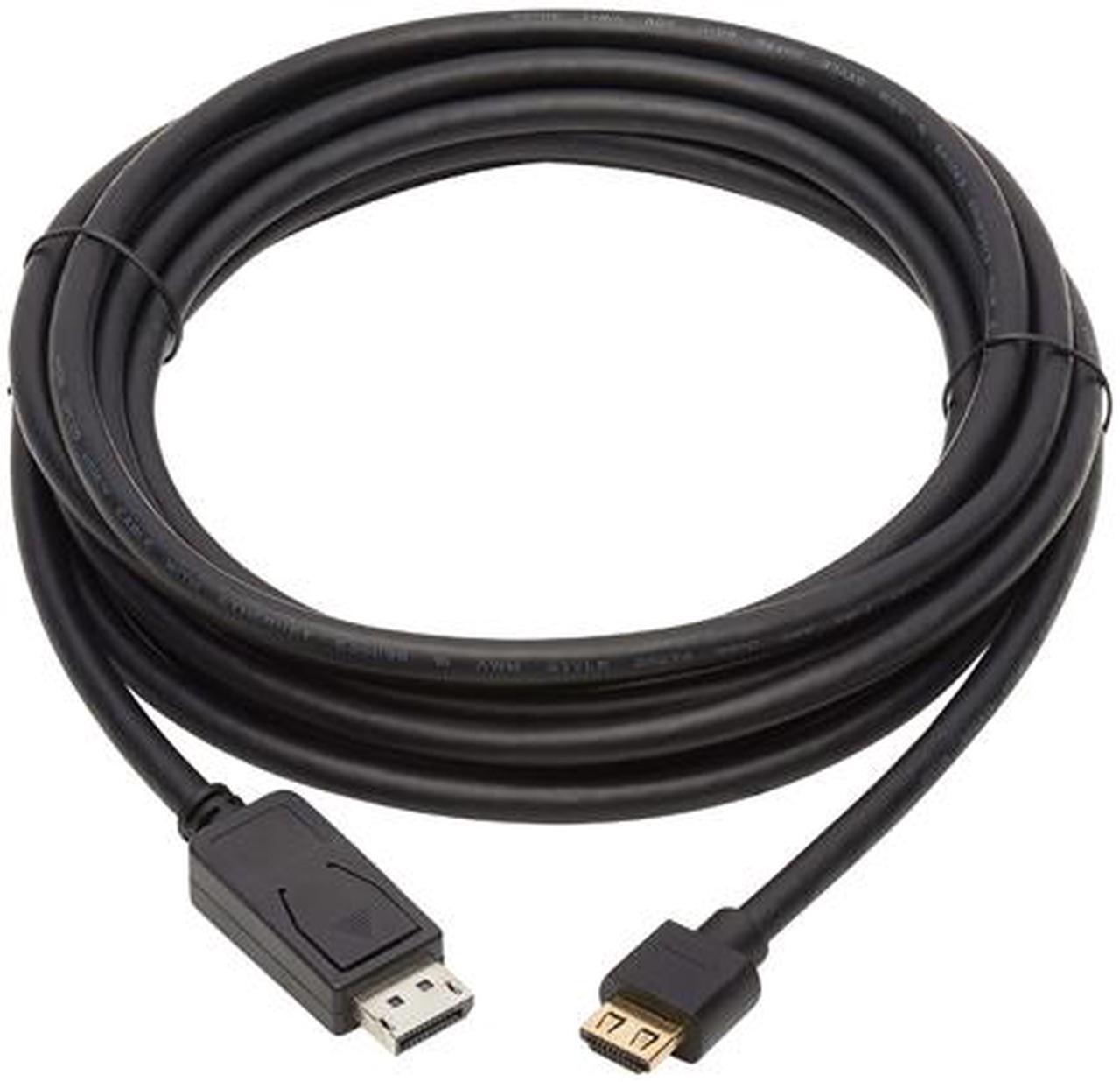 Alt view image 2 of 5 - Tripp Lite P582-020-4K6AE 20 ft. DisplayPort 1.2a to HDMI 2.0 Active Adapter Cable (M/M) - Grip HDMI Plug, 4K @ 60 Hz, 20 ft., Black