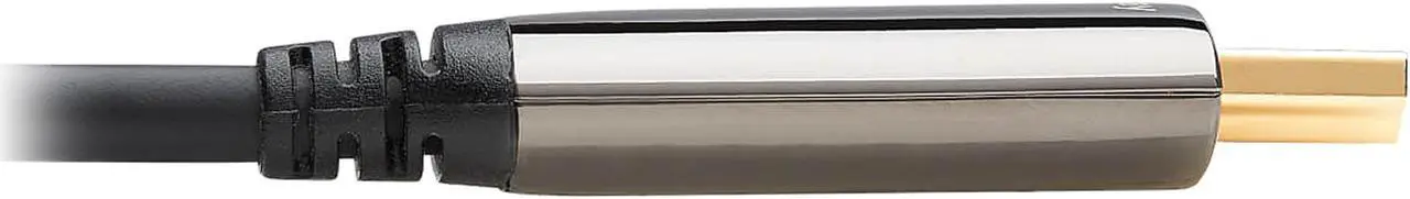 Alt view image 4 of 4 - Tripp Lite P568F-10M-8K6 32.81 ft. (10m) Black 8K HDMI Plenum-Rated Fiber Active Optical Cable (AOC) - 8K UHD @ 60 Hz, HDR Male to Male
