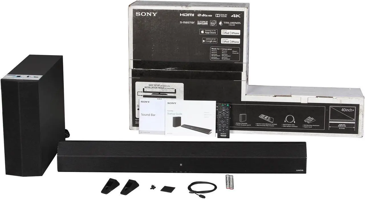 Alt view image 12 of 12 - Sony HT-CT370 2.1 Channel Sound Bar with Wireless Subwoofer