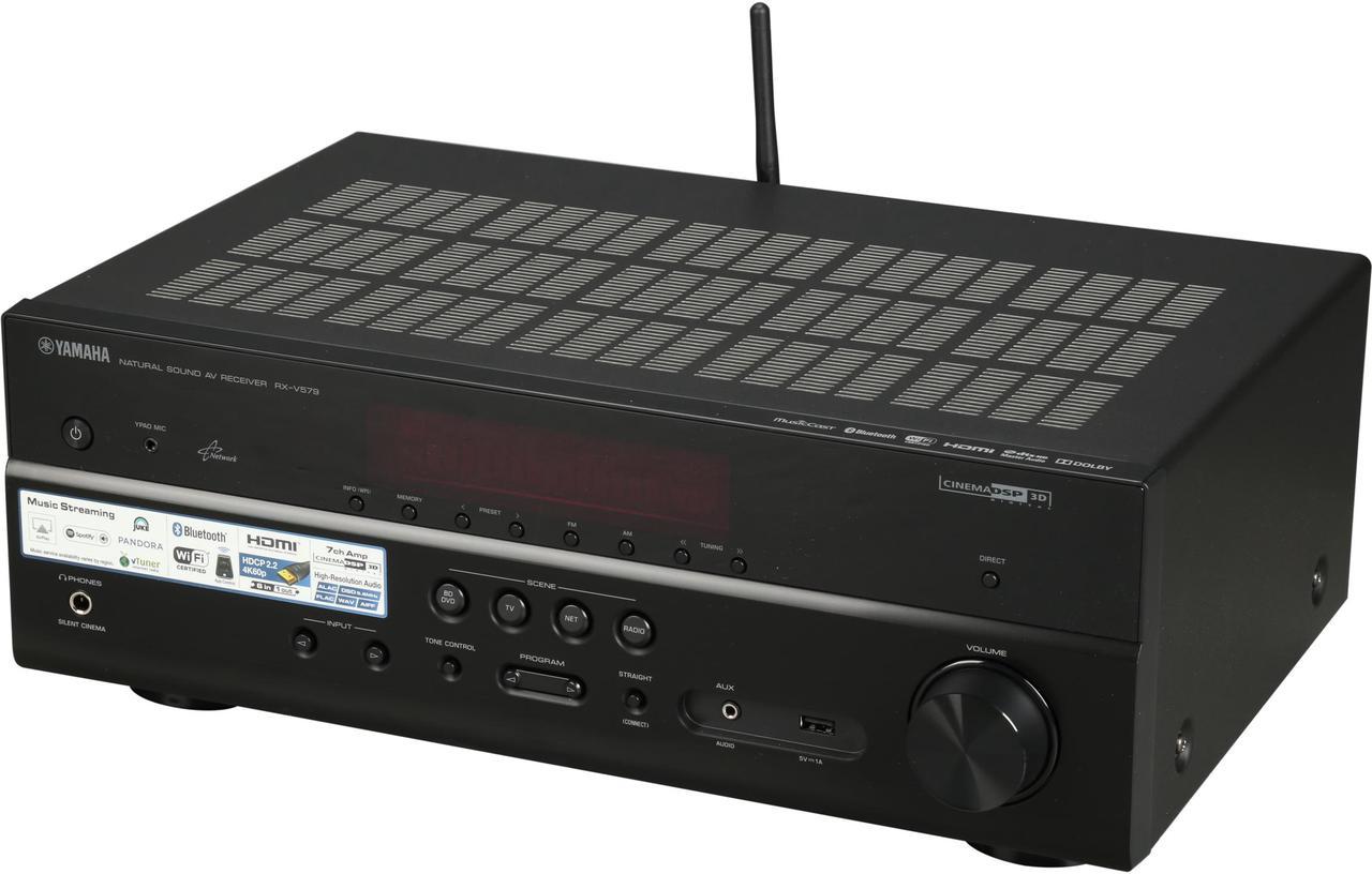 Yamaha RX-V579 7.2-Channel Network AV receiver with Built-in Wi-Fi and Bluetooth