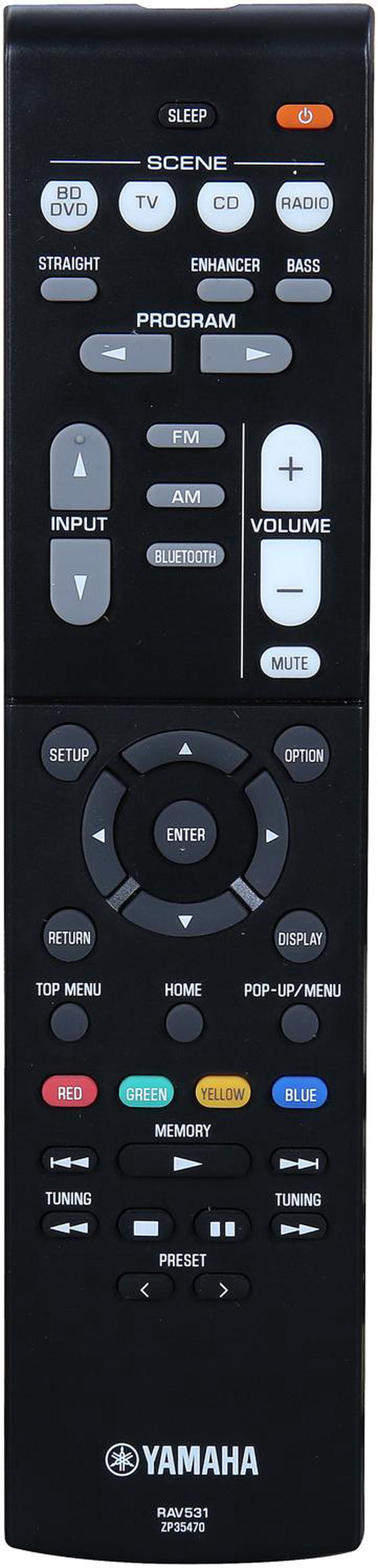 Alt view image 6 of 6 - Yamaha RX-V381 5.1-Channel A/V Receiver, Black