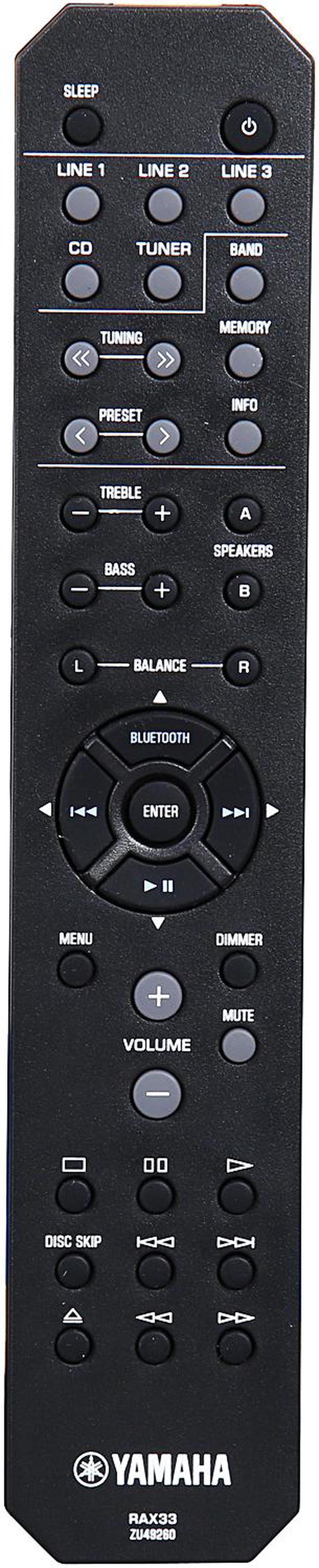 Alt view image 6 of 7 - Yamaha R-S202 - 200W 2-Ch. Stereo Receiver - Black