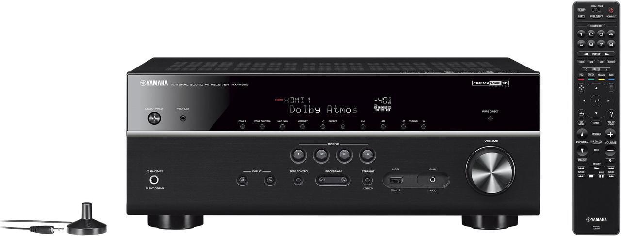 Main image of Yamaha RX-V685 7.2-Channel 4K Ultra HD AV Receiver with MusicCast - Black