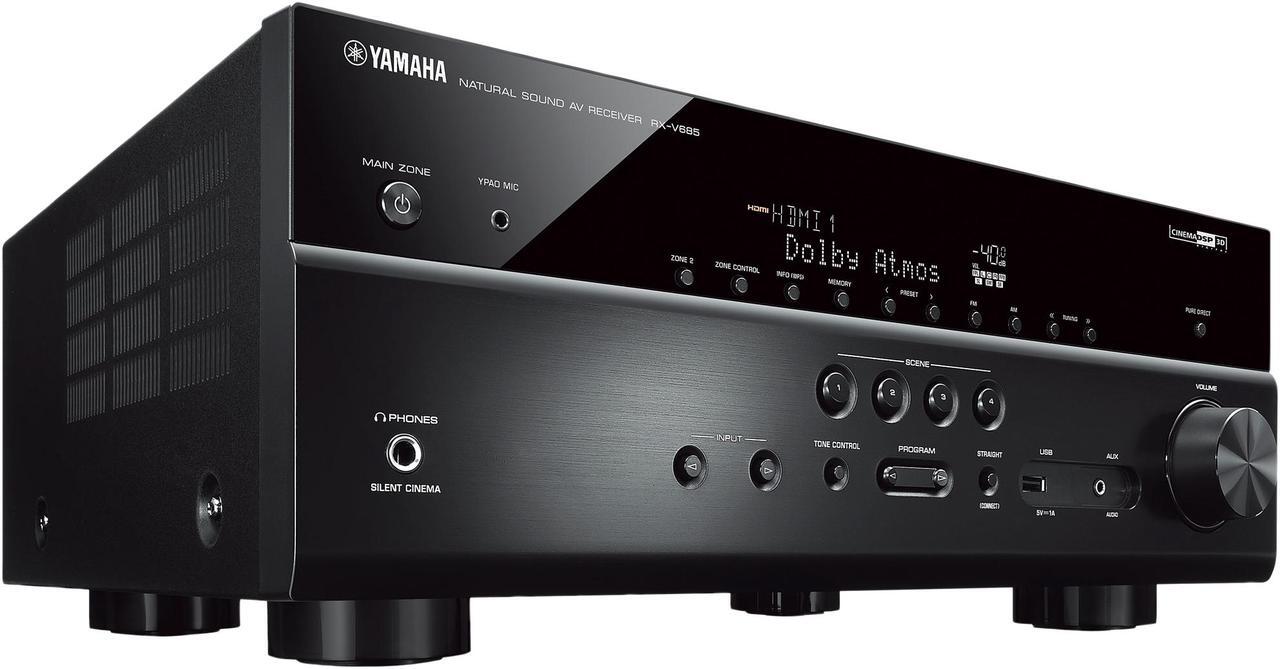Alt view image 3 of 4 - Yamaha RX-V685 7.2-Channel 4K Ultra HD AV Receiver with MusicCast - Black