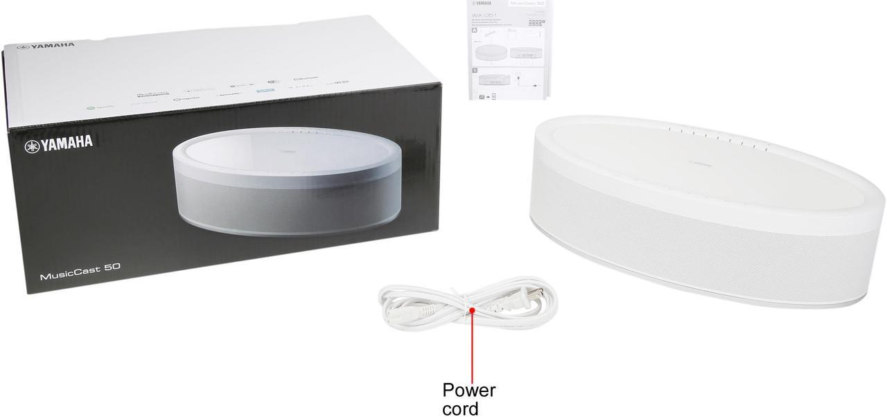 Alt view image 6 of 5 - Yamaha WX-051 MusicCast 50 Wireless Speaker for Streaming Music. Works with Alexa. (White)