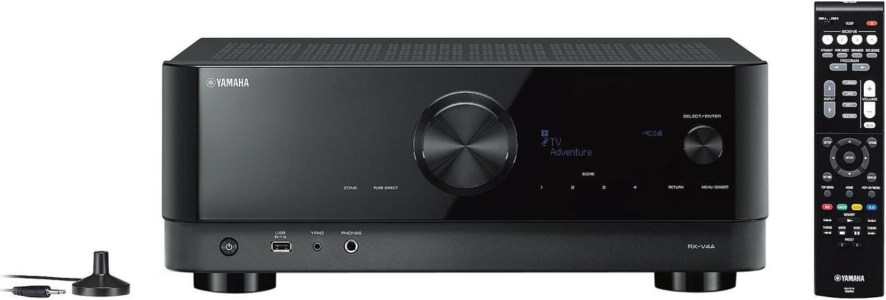 Main image of YAMAHA RX-V4A 5.2-channel AV Receiver with 8K HDMI and MusicCast - Black