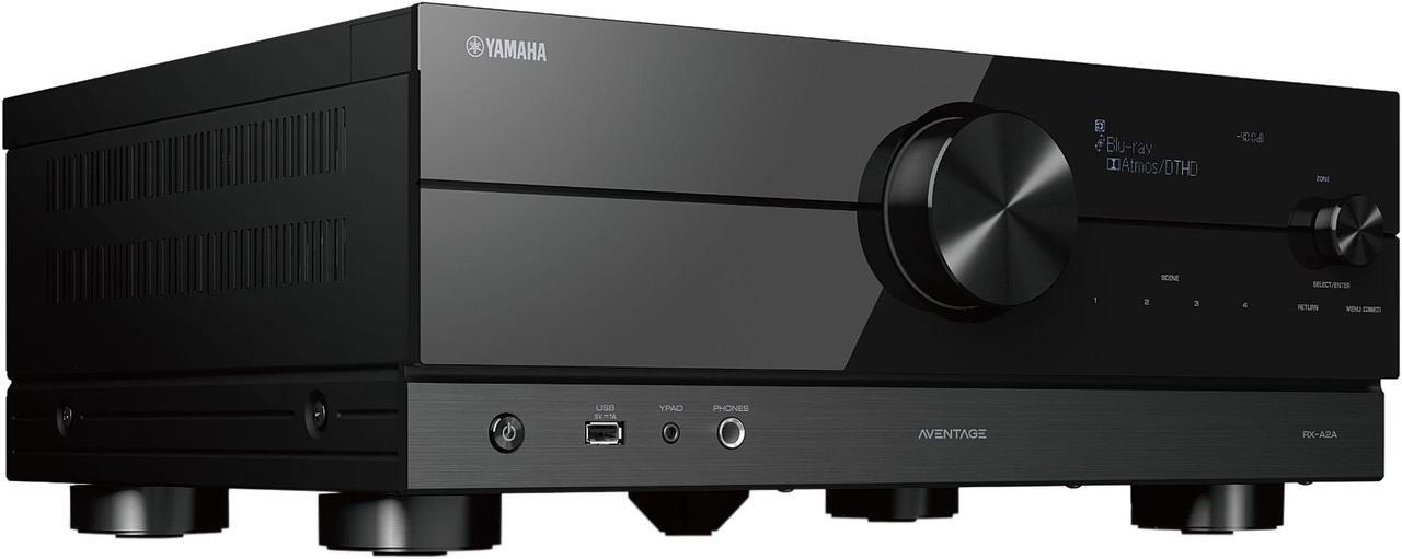 Main image of YAMAHA AVENTAGE RX-A2A 100W 7.2-Channel AV Receiver with 8K HDMI and MusicCast - Black
