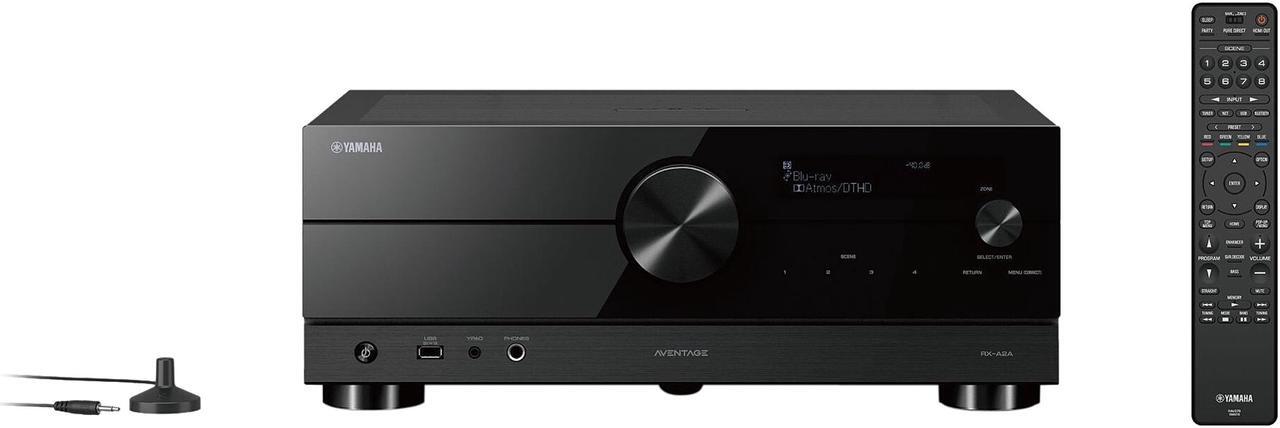 Alt view image 2 of 5 - YAMAHA AVENTAGE RX-A2A 100W 7.2-Channel AV Receiver with 8K HDMI and MusicCast - Black