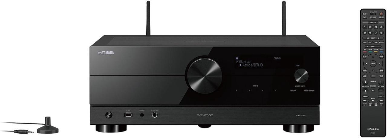 Alt view image 3 of 5 - YAMAHA AVENTAGE RX-A2A 100W 7.2-Channel AV Receiver with 8K HDMI and MusicCast - Black
