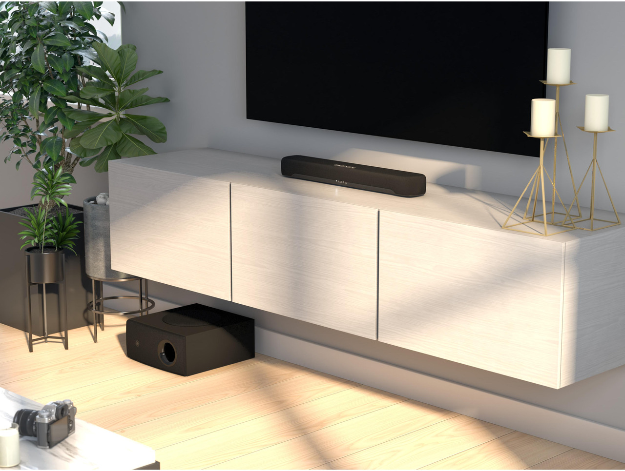 Open Box: YAMAHA SR-C30A - 2.1-Channel Soundbar with Built-in Subwoofer - Black - Newegg.com - Open Box condition - Image 19