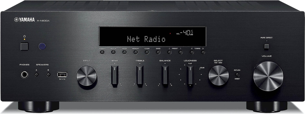 Open Box: YAMAHA R-N600A Stereo Network receiver with Wi-Fi, Bluetooth, and Apple AirPlay 2 -Black - Newegg.com - Open Box condition - Image 6