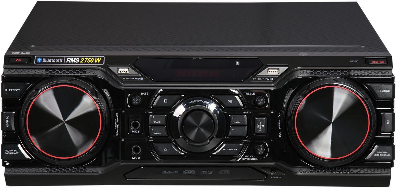 Alt view image 3 of 20 - LG CM8460 2750W Hi-Fi Entertainment System with Bluetooth Connectivity