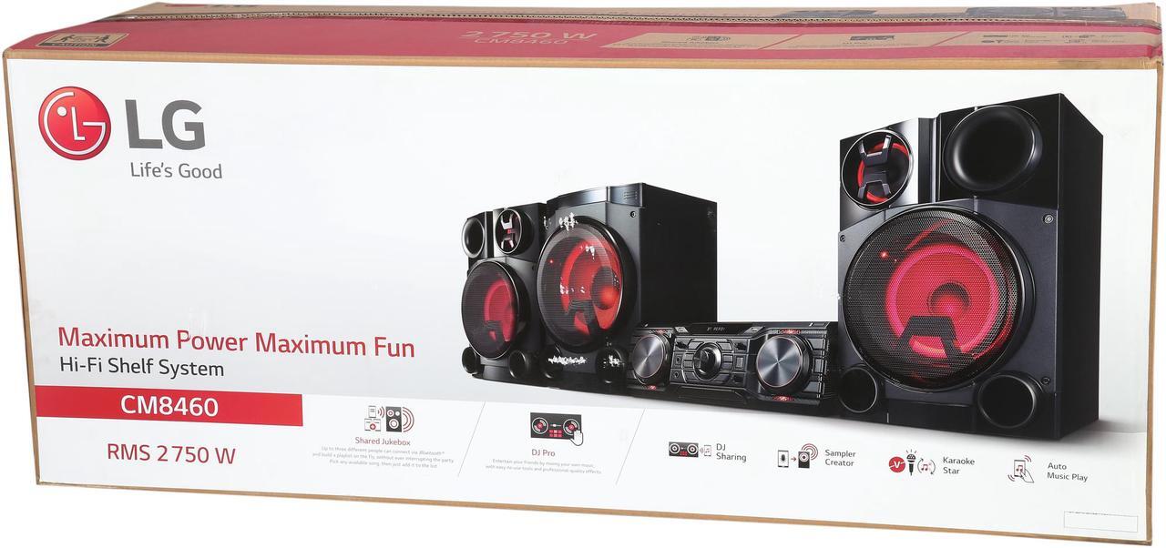Alt view image 20 of 20 - LG CM8460 2750W Hi-Fi Entertainment System with Bluetooth Connectivity