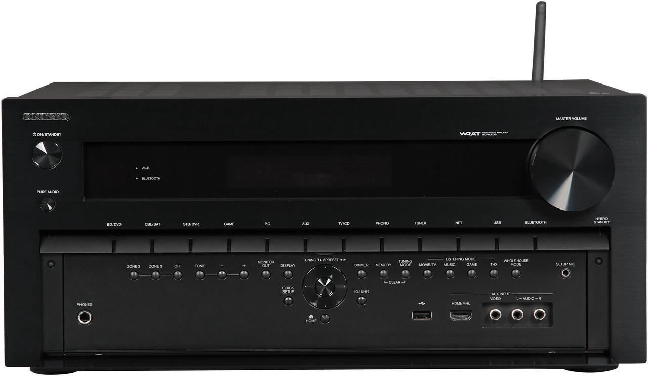 Alt view image 2 of 6 - Onkyo TX-NR838 7.2 Channel Network A/V Receiver
