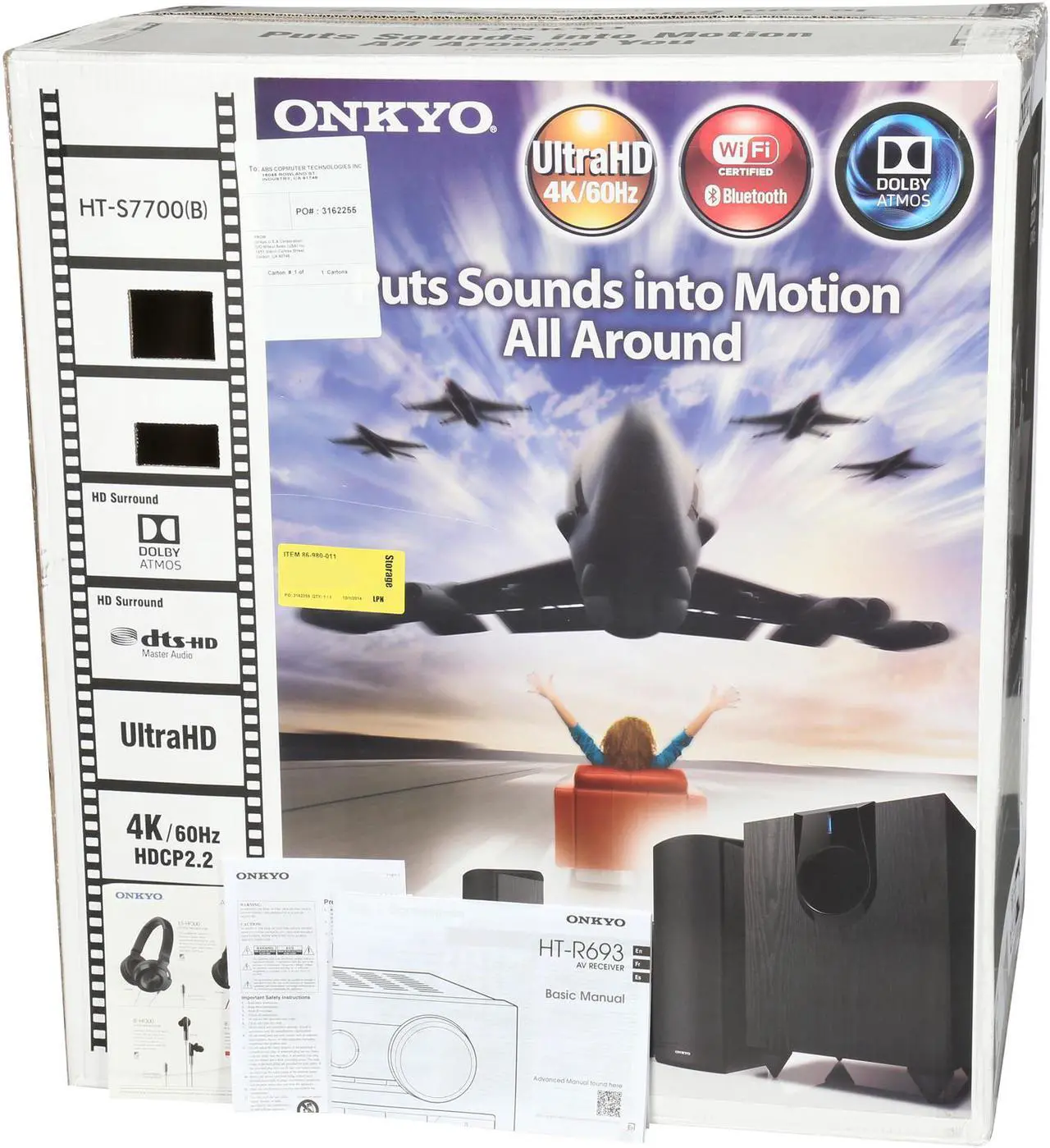 Alt view image 20 of 20 - ONKYO HT-S7700 Network A/V Receiver/Speaker Package