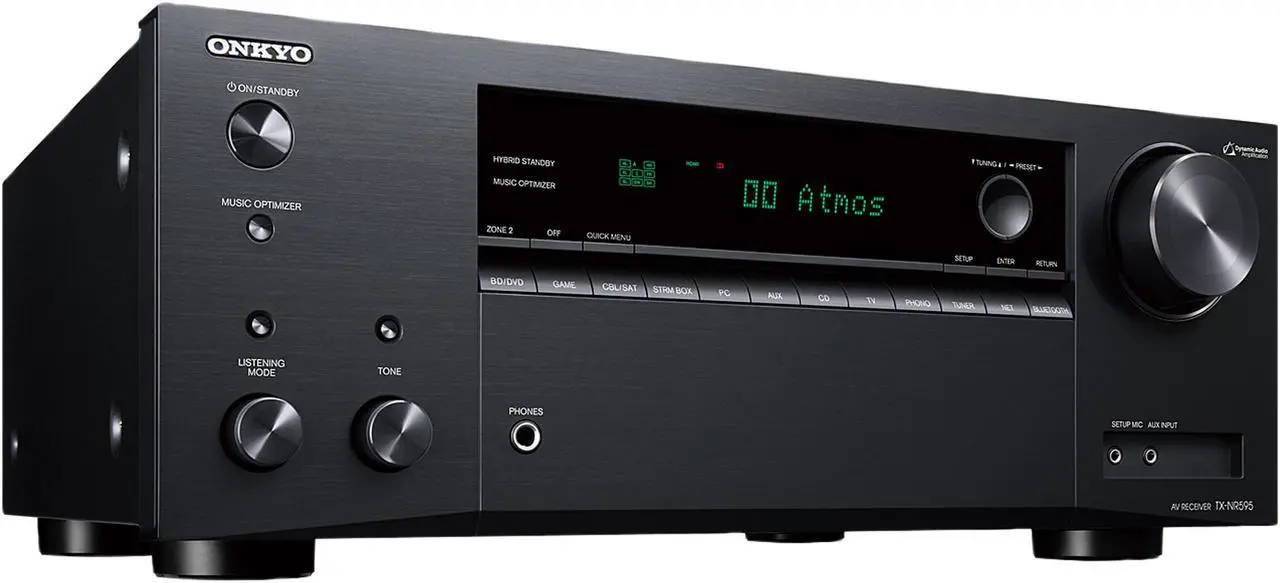 Alt view image 2 of 8 - Onkyo TX-NR595 7.2-Channel Network A/V Receiver