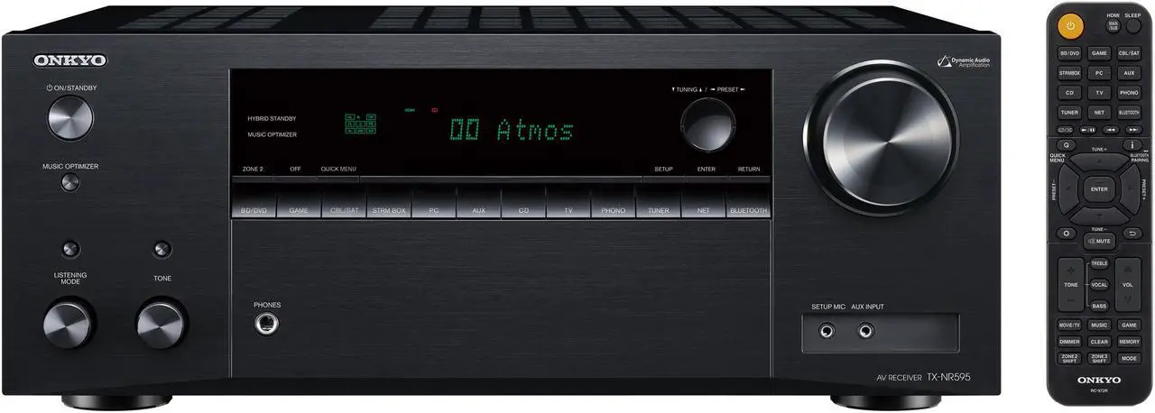 Alt view image 5 of 8 - Onkyo TX-NR595 7.2-Channel Network A/V Receiver
