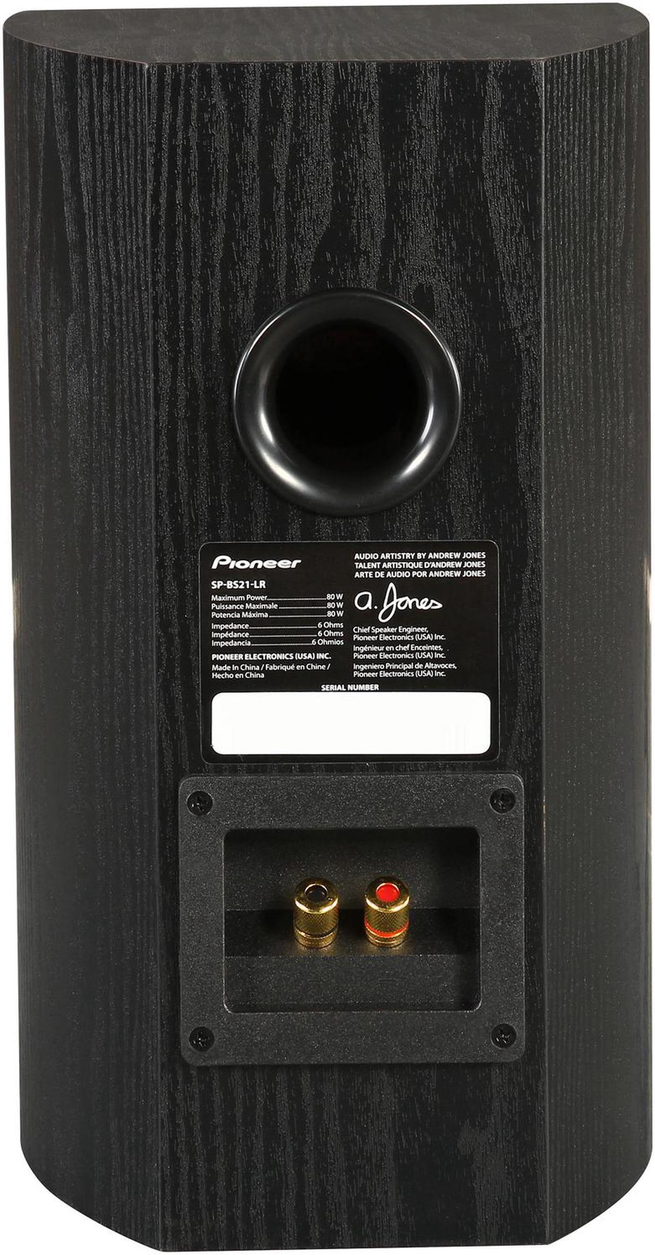 Alt view image 4 of 5 - Pioneer SP-BS21-LR Bookshelf Loudspeakers Pair