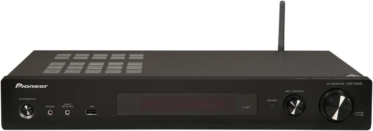 Alt view image 3 of 7 - Pioneer VSXS520 5.1 Ch Slim Network AV Receiver