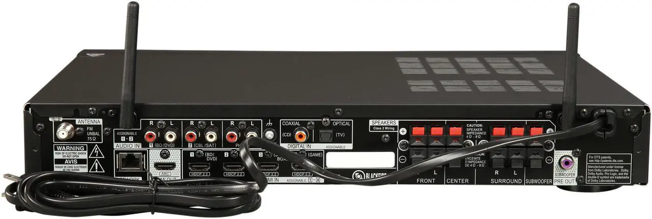 Alt view image 5 of 7 - Pioneer VSXS520 5.1 Ch Slim Network AV Receiver