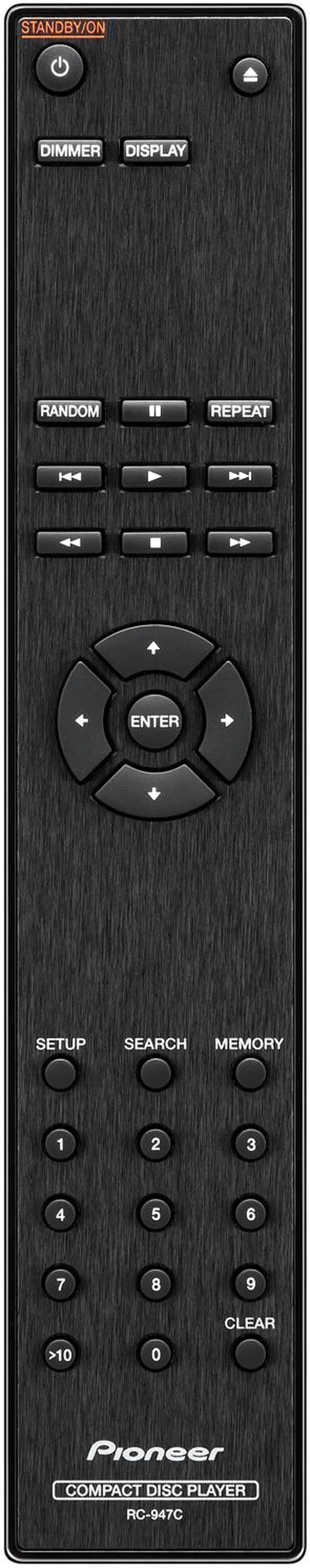 Alt view image 8 of 8 - Pioneer PD-10AE CD Player - Black