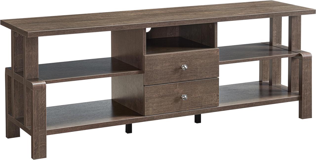 Brassex Alannis 60'" TV Stand - Walnut Oak  (192688)