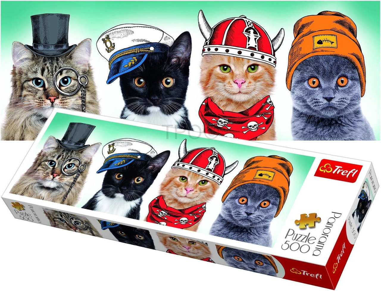 Trefl 500 Piece Panorama Jigsaw Puzzle, Fluffy Team - Newegg.com