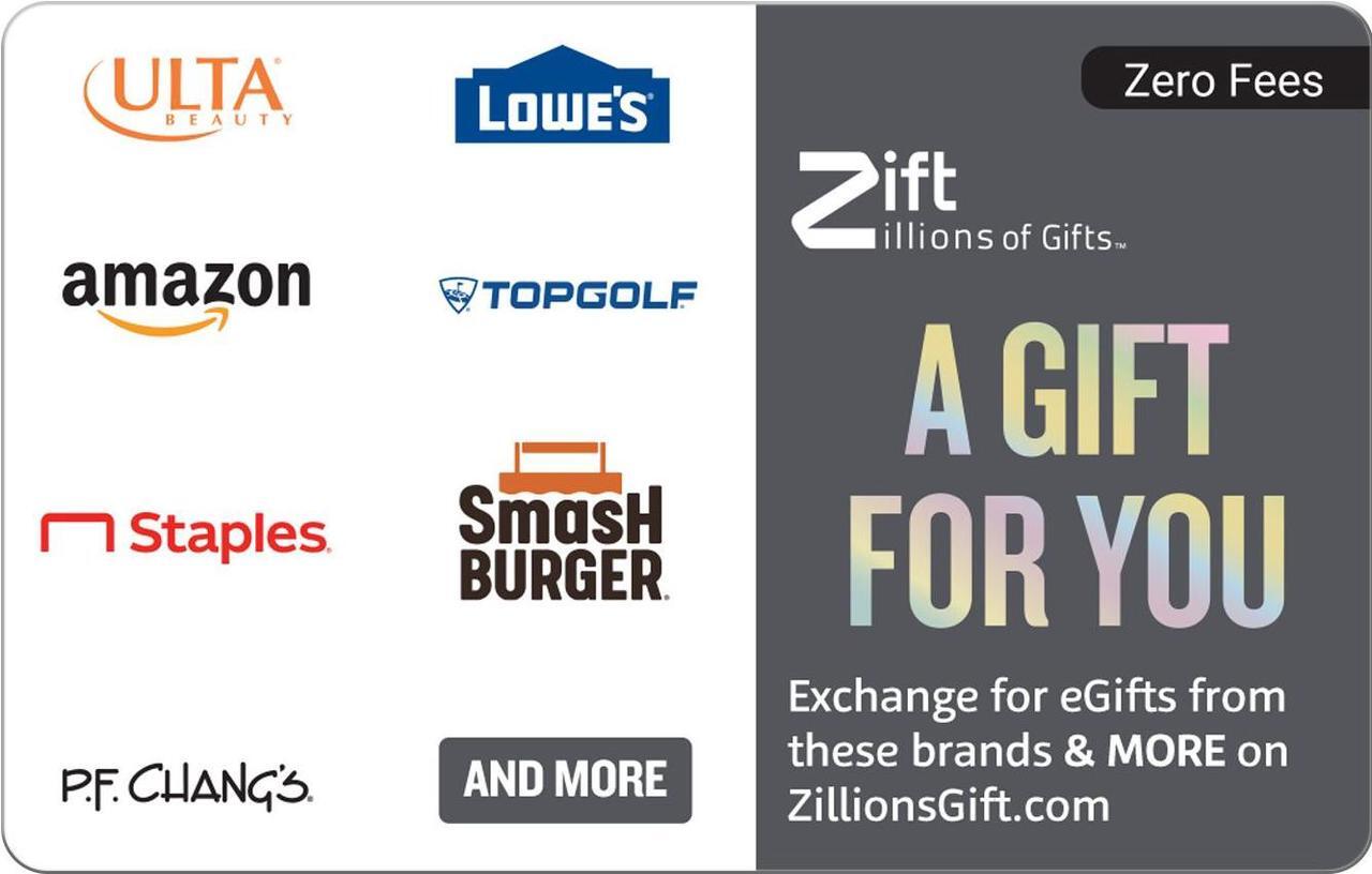 Main image of Zift Zillions of Gifts Virtual – A Gift For You $50 Gift Card (Email Delivery)