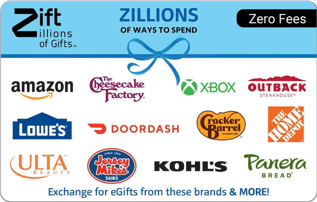Main image of Zift Zillions of Gifts Virtua $25 Gift Card (Email Delivery)