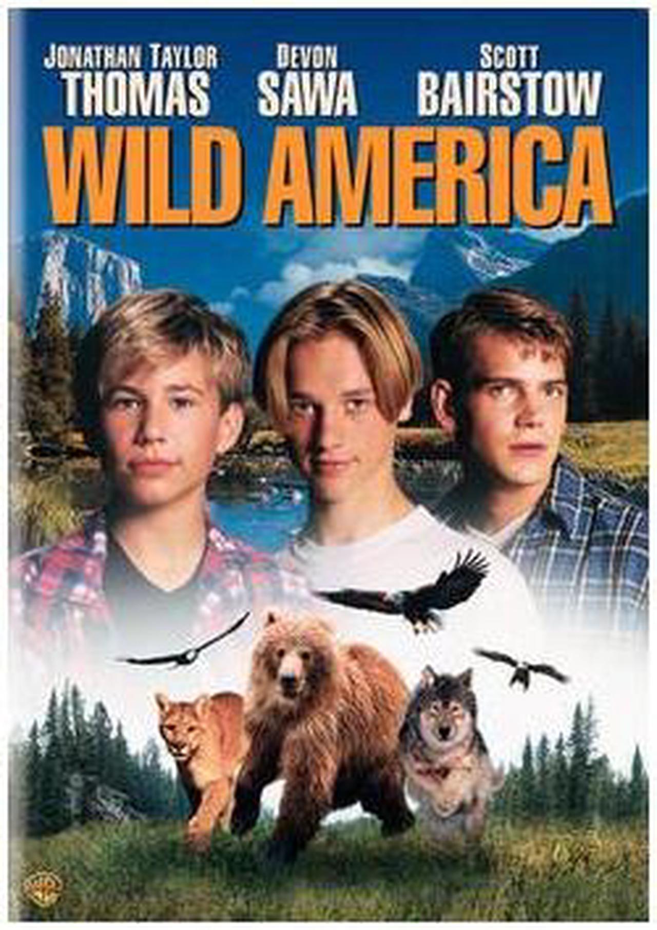 Main image of Wild America Jonathan Taylor Thomas, Devon Sawa, Scott Bairstow, Frances Fisher, Jamey Sheridan, Tracey Walter, Don Stroud, Zack Ward, Claudia Stedelin, Anastasia Spivey